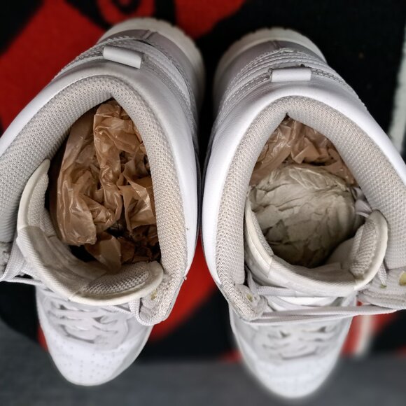 %Size 11 Nike Dunk High DD1399-100 Men Sneakers White Vast Gray Leather Shoes A6 main image 4